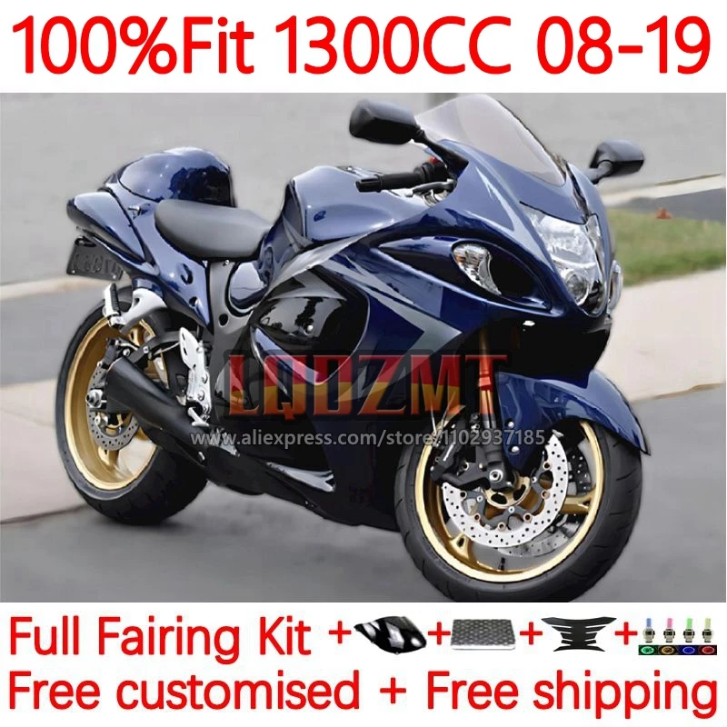 Injection For SUZUKI Hayabusa GSXR1300 CC GSXR 1300 Factory blue 08 09 10 11 12 13 14 2015 2016 2017 2018 2019 Fairings 172No.52