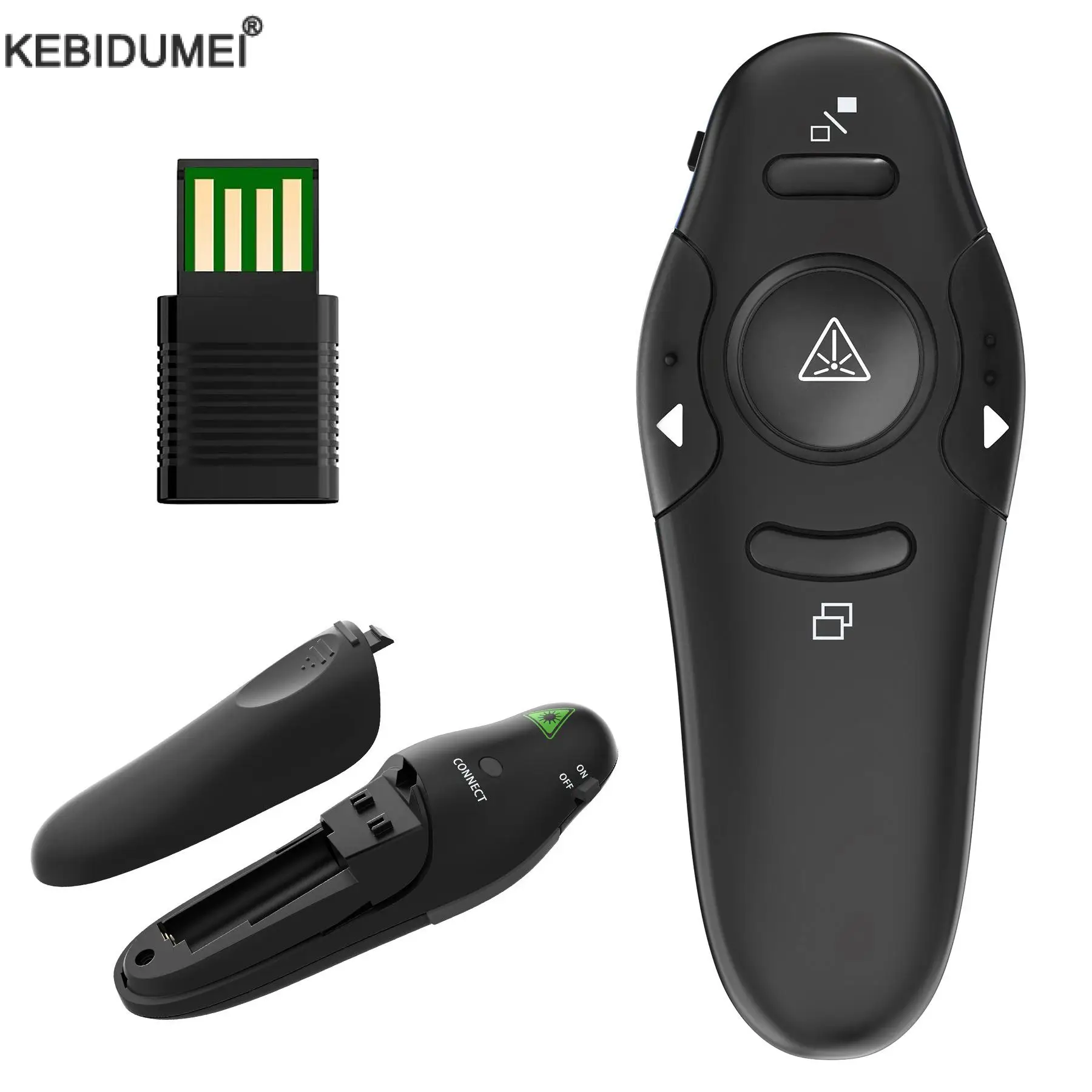 

Wireless Presenter PPT Page Turner USB Pointer Clicker Presenter with Infrared Remote Control For Projector Powerpoint Slide