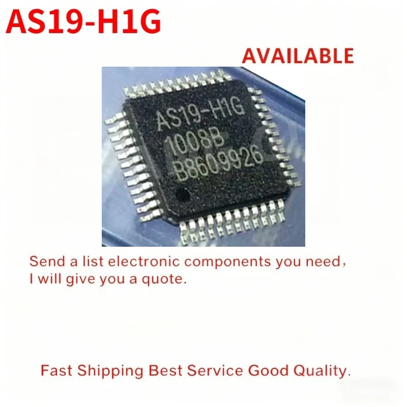 10PCS/Lot Original and AS19-H1G AS19-G AS19-HG AS19-F AS19-HF AS19-H1F QFP LCD logic board