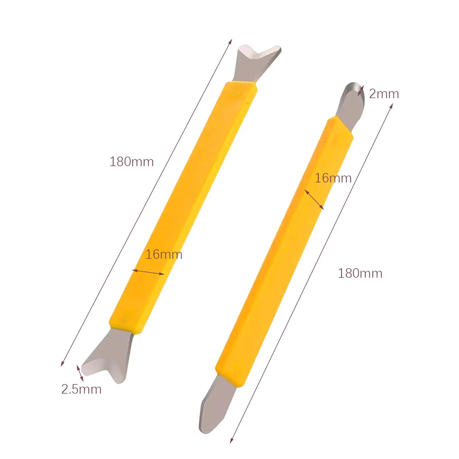 Grout Sealer Finishing Tool Double Ended Caulk Edger for Tile Corners Internal External Gap Spreader 2 Pack