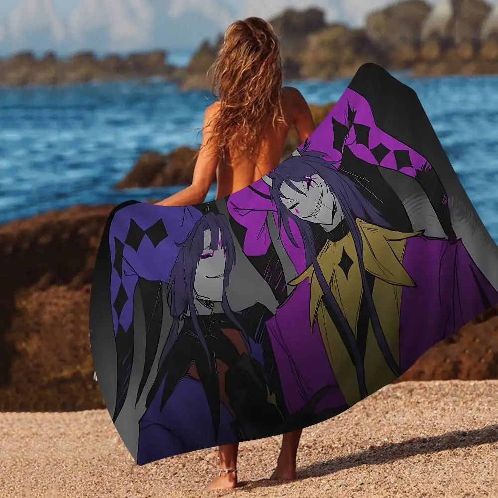 The Freak Circus Game Anime Beach Swimming Towel Soft Absorbent Washcloth Children's Gifts for Kids Travel Camping Gym