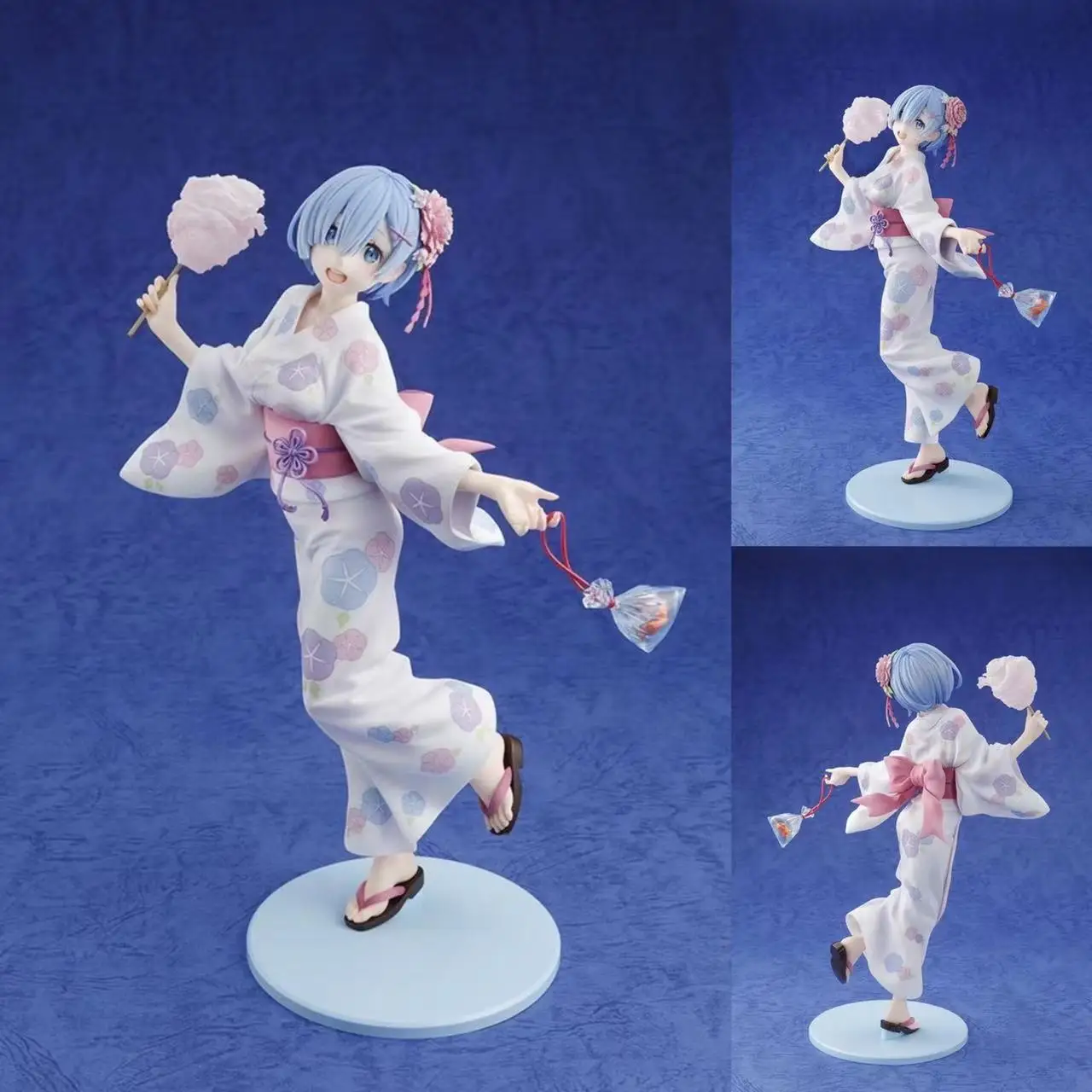 100% Original:Anime Re:Zero 23cm REM Yukata 1/7 PVC Action Figure Anime Figure Model Toys Figure Collection Doll Gift