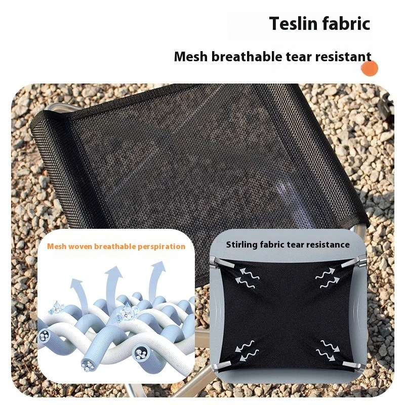Thickened aluminum alloy folding stool portable Mazar outdoor fishing collectible folding simple low stool - Image 3