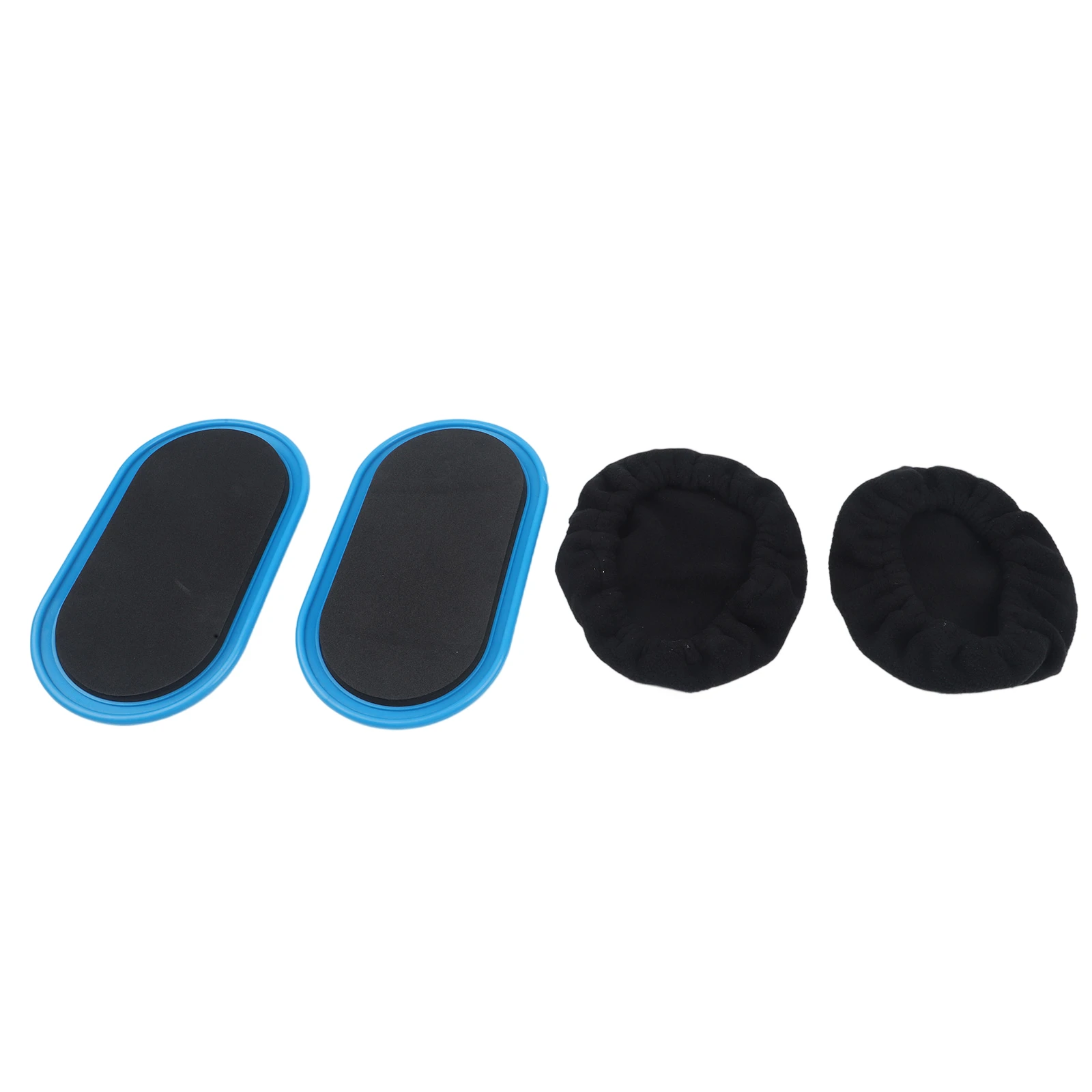 2PC Gym for glide Mat Set for Pilates Sliders Fitness Gliders for Hard Floor Carpet Yoga Mat Core Toning and Balance Training