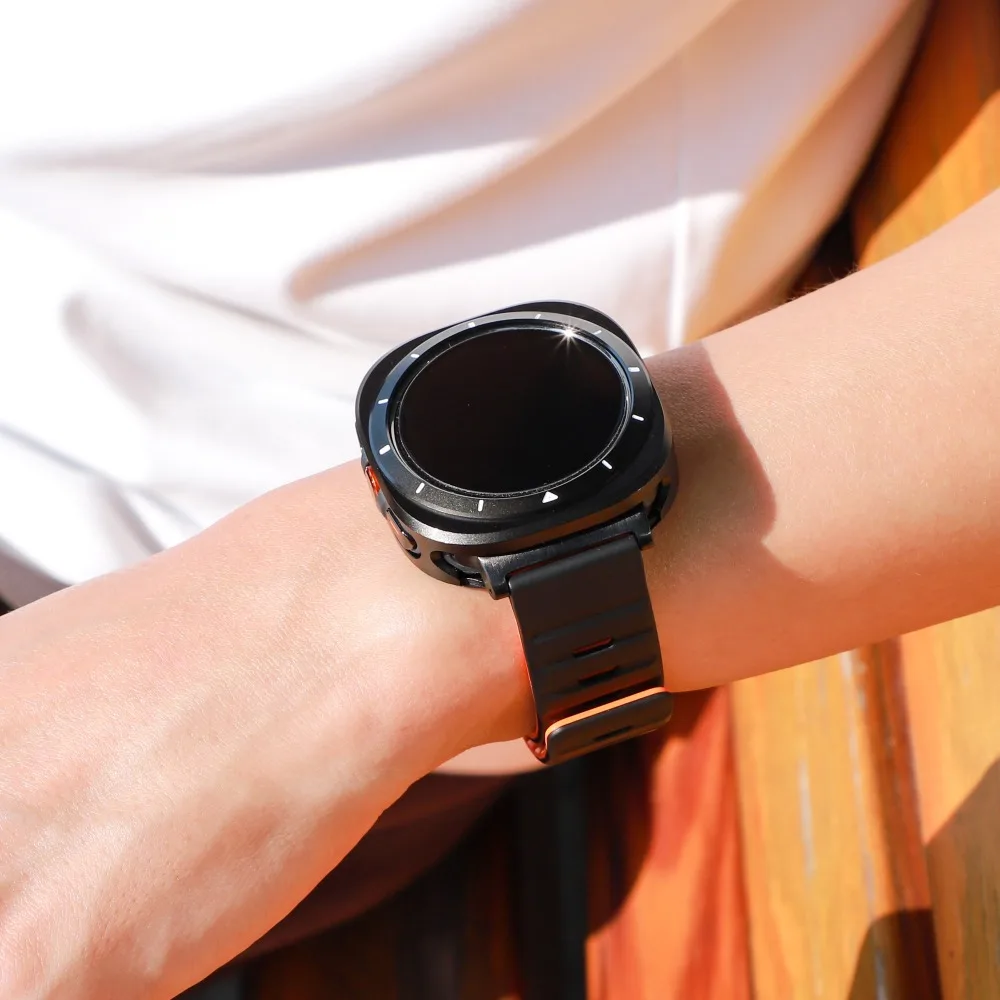 حافظة معدنية فاخرة لساعة سامسونج جالاكسي الترا 2025 47 مللي متر غطاء من سبائك الألومنيوم واقي للشاشة لساعة جالاكسي 2024 47 مللي متر #5