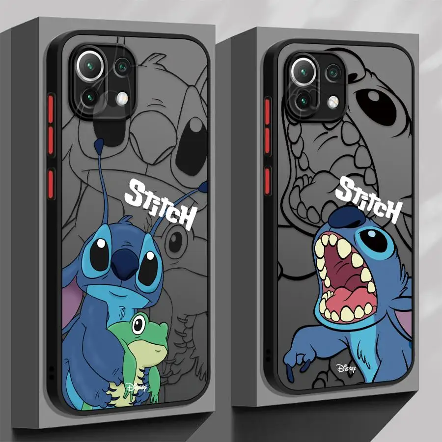 حافظة ديزني ستيتش لهاتف شاومي ريدمي نوت 9s 12S 14 Pro 10s 11 12 13 Pro Plus 11s غطاء ناعم