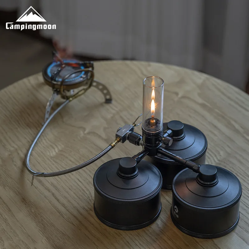 BKZ32 Aluminum Alloy Outdoor Camping Gas Stove Accessories Picnic Stove Gas Canister Adapter