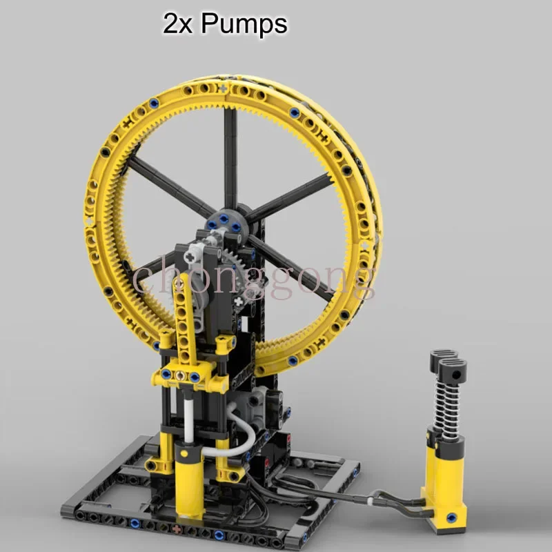 Décennie s de construction de modèle de moteur vertical pneumatique, briques d'assemblage MOC, jouets pour enfants, cadeau d'anniversaire, ensemble cadeau de Noël, nouveau, 2021