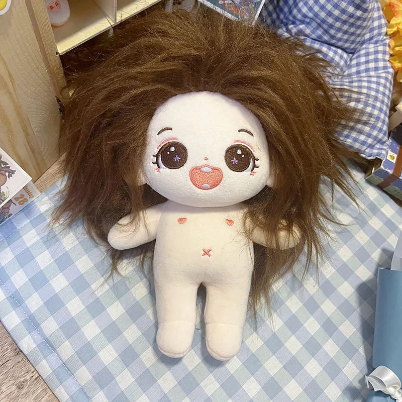 Poupée en peluche pour bébé, 20cm, jouet à cheveux longs, poupée étoile, cadeau pour enfants