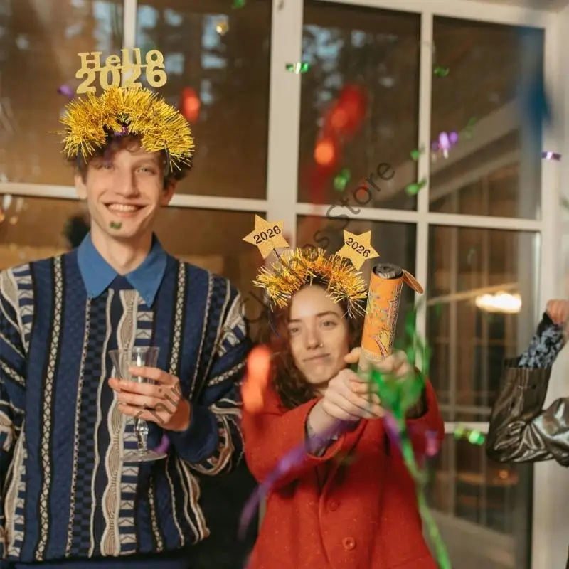 M68A Capodanno Scintilla scintillio Capodanno Cappello per capelli Accessori per capelli Accessori per feste per feste