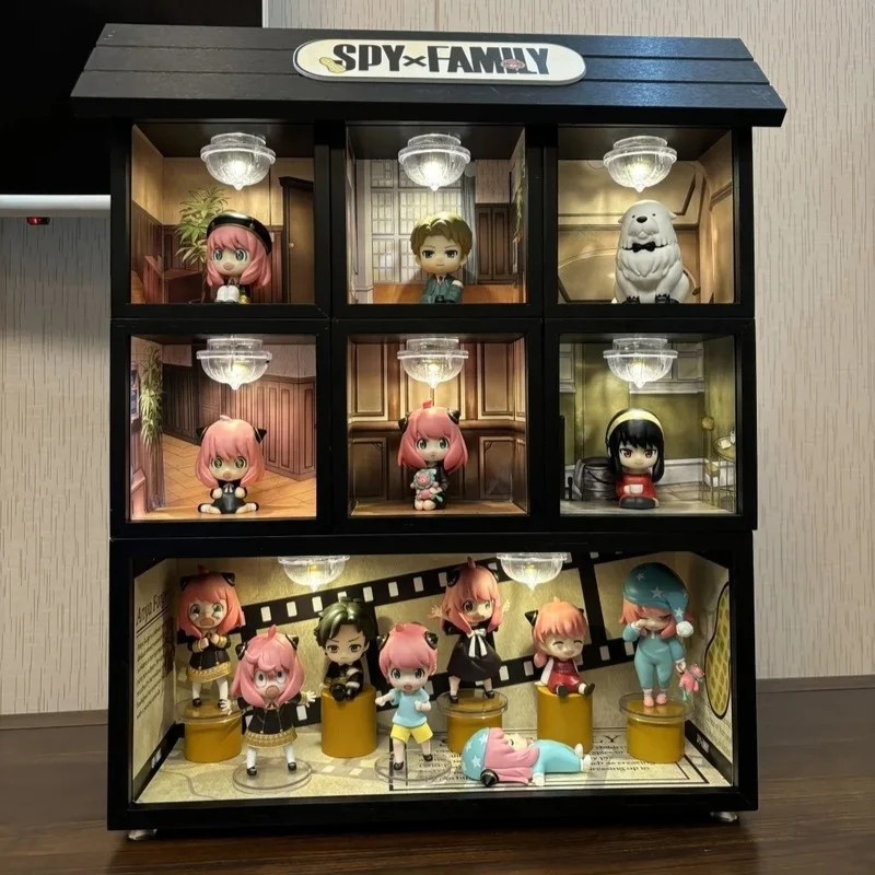 Replica 1:1 Mystery Box Spy Family Anya Forger Action Figure Collectible Doll Cute Anime Blind Box Fashion Toy Ornament Kids