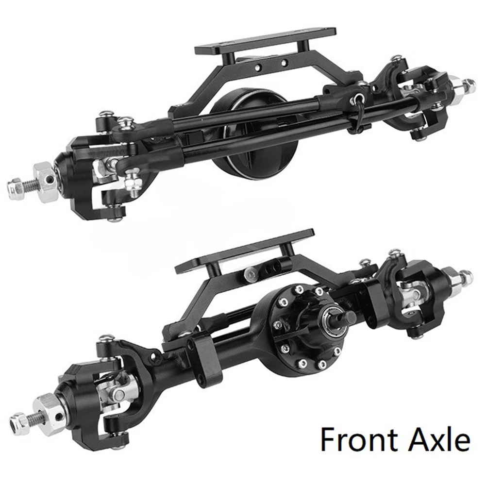 FBIL-New CNC Metal D90 Front And Rear Axle For 1/10 RC Crawler RC4WD D90 D110 Gelande II TF2 Yota II Axle Upgrades Parts