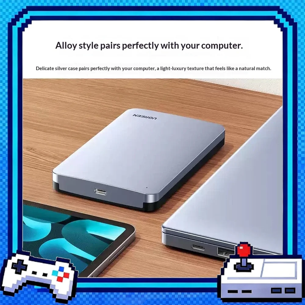 UGREEN CM300 Docking Station Adapter USB 3.1 2.5 Inch SATA SSD Hard Drive Enclosure Aluminum Alloy.
