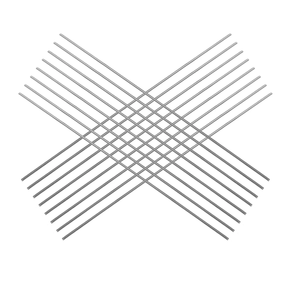 

20 Pcs Stainless Steel Rod Pins 2x200mm Blocking Board Kit for Knitting Crocheting Mats Supplies Metal Pegs DIY Tools