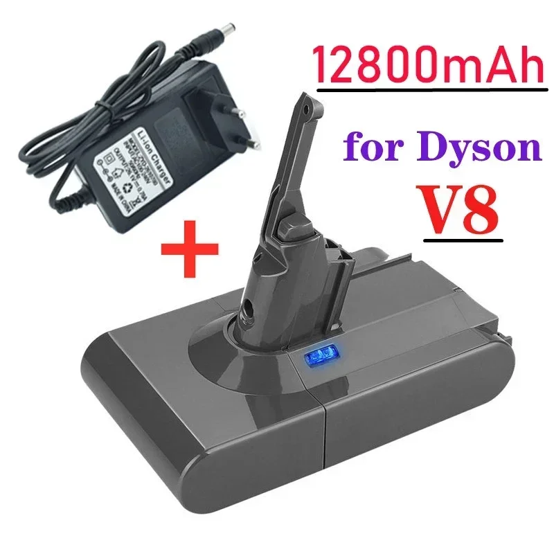 

100% Original 21.6V 12800mAh V8 Battery for Dyson V8 Absolute /Fluffy/Animal Li-ion Vacuum Cleaner rechargeable Battery