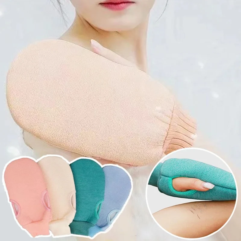 1Pc Bath For Peeling Exfoliating Body Cleaning Scrub Mitt Rub Dead Skin Gloves For Shower Body Brush Towel Spa Foam Body Massag