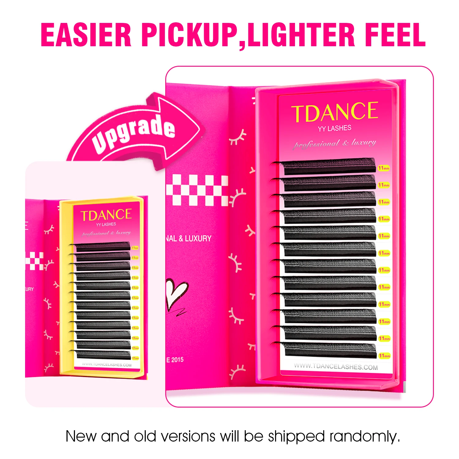 TDANCE YY-Form Wimpernverlängerung C D 0.05/0.07 C/D Weich Leicht Natürliches Make-up Netz-Kreuz Einzelne Premium Nerz Falsche Wimpern – Detail 5