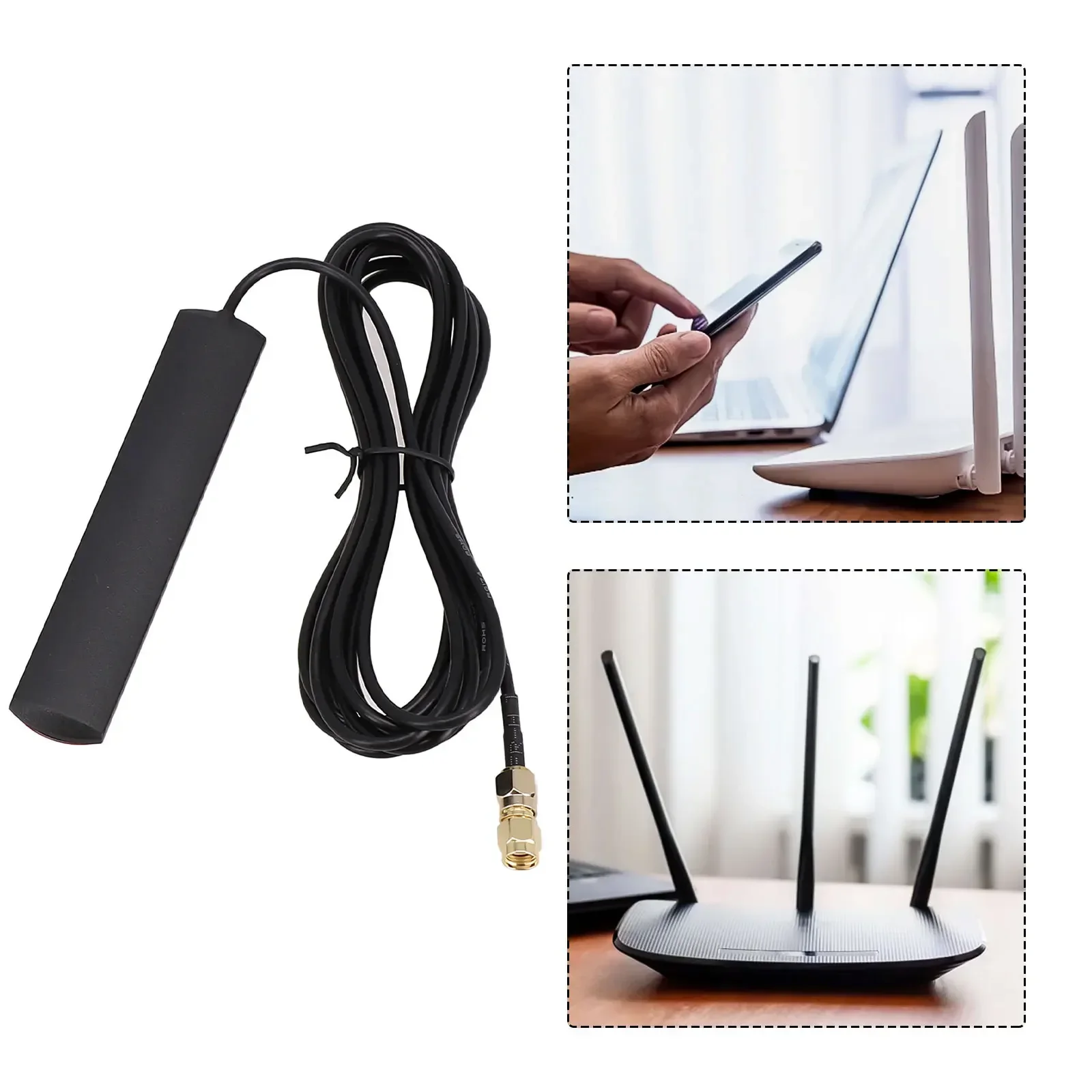 Adapter SMA-męski Antena 4G LTE Bezprzewodowy router Wi-Fi Bluetooth z małym adapterem do radia samochodowego Bezprzewodowy router Wi-Fi 4G LTE