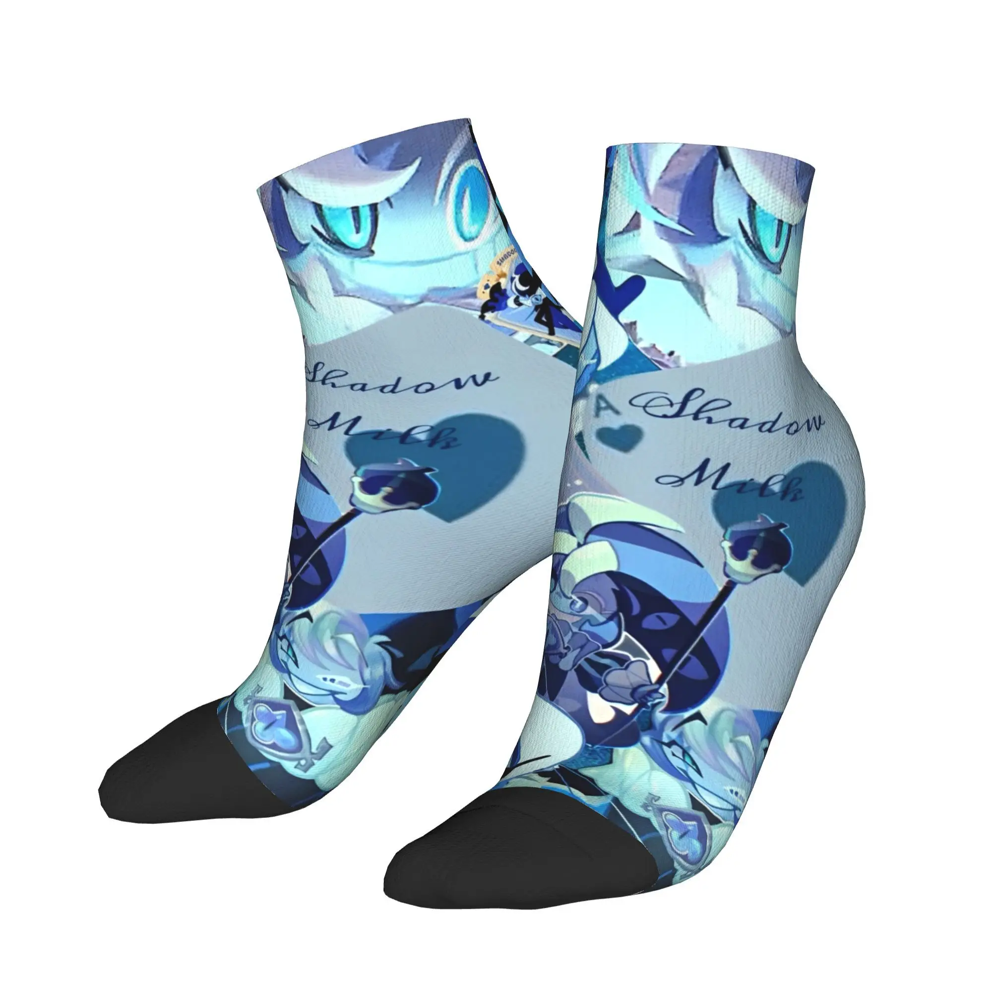 

New Male Men Boat Socks Harajuku Cookie Run Kingdom Game Sock Polyester Sport Women Socks Spring Summer Autumn Winter