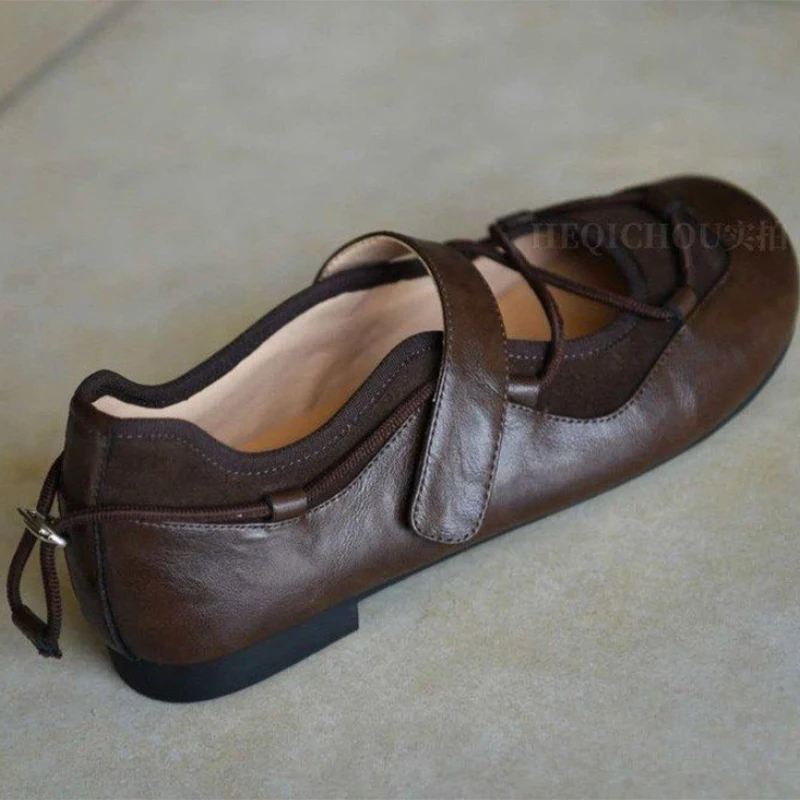Zapatillas Planas de Mujer, Sandalias de Verano, Tendencia, Zapatos de Cuero Estilo Mary Jane, Novedad 2026, Zapatillas Deportivas Casuales para Correr, Mujer
