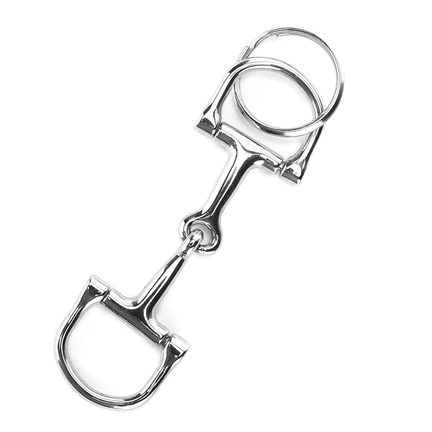 1 Uds. Llavero con puntas para aperitivos de caballo, llavero plateado con puntas para aperitivos para amantes de los caballos, amigos para la decoración de la vida diaria