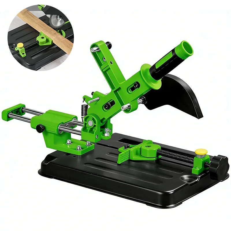 Portable Universal Angle Grinder Stand Bracket Convert Grinder to Cutting Machine Bench Cut-Off Saw Mini Table Saw DIY Tool
