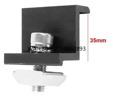 Aluminum Solar Racking Profile Bracket, multi-scenario PV accessories, full set parts for  rooftop solar panel mounting