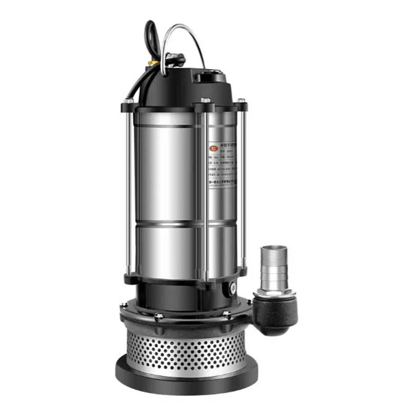 Stainless Steel Submersible Pump Household Agricultural Irrigation Large Flow Clean Water Pump Sewage Pump