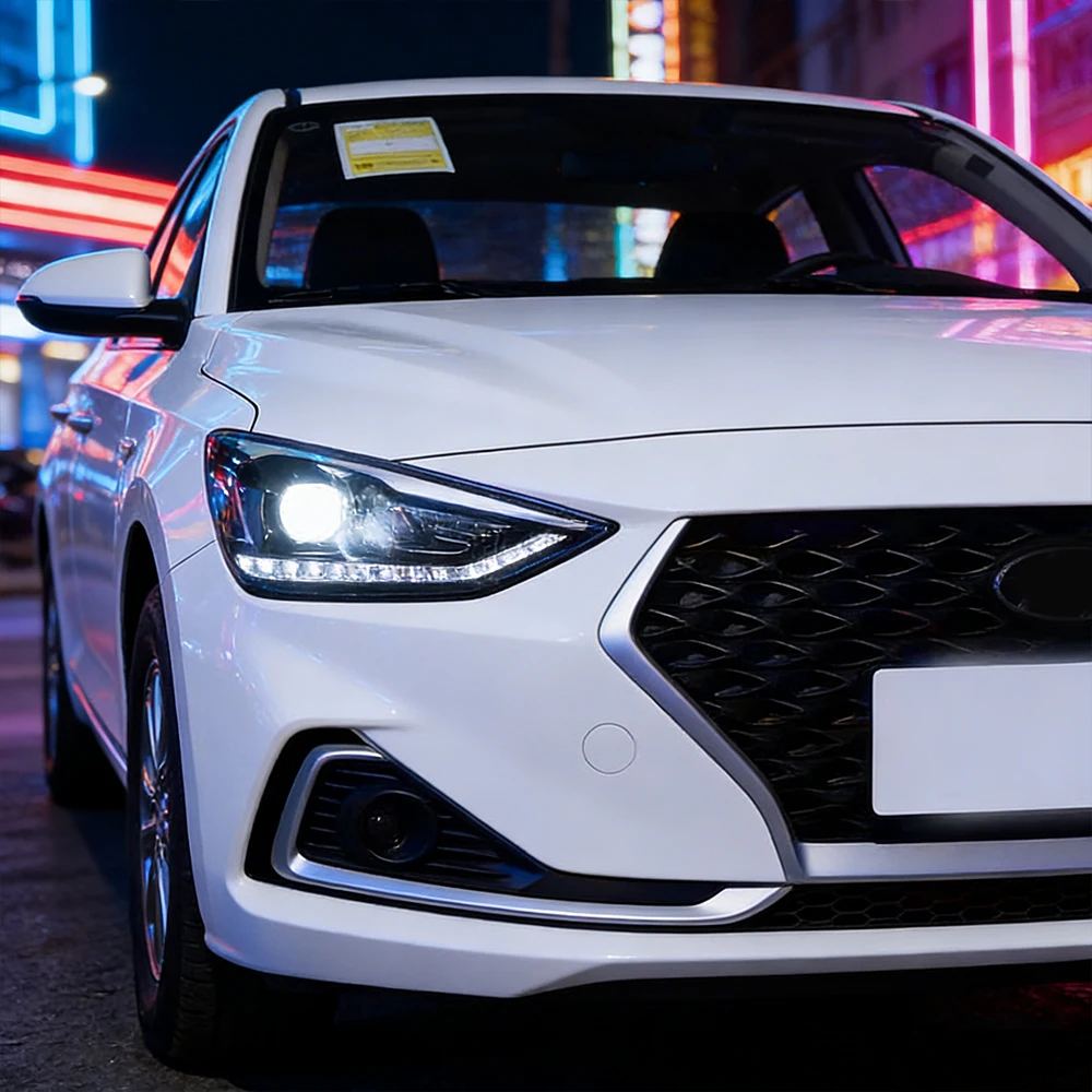 

Car Light For Hyundai CELESTA Headlights Assembly 2017-2020 Upgrade Start Animation DRL LED Projector Lens Car Tools Accessories