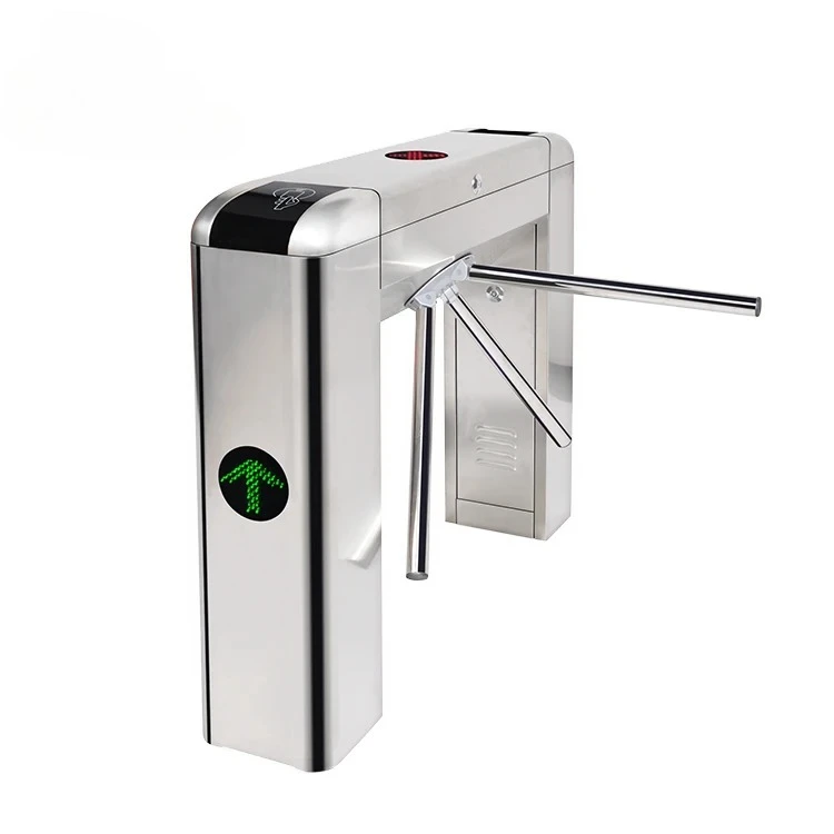 Control Access Security Gate Face Recognition Tripod Turnstile Gate for Supermarket Bus Station