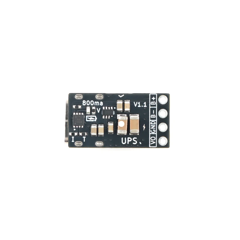 3.3V 5V Output Microcontroller UPS Uninterruptible Power Supply Module 1.5A/1A Lithium Battery Charging Board Type-C