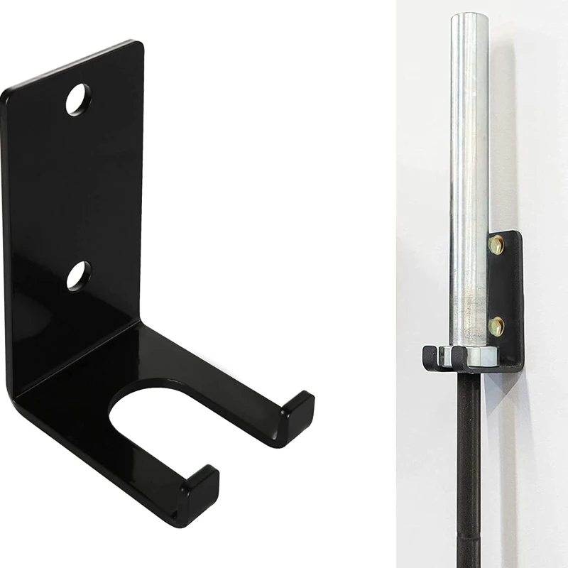 Wall Mounted Barbell Rack Weight Bar Holder Vertical Single Barbell Mount Rack for Barbells Holder Space Saving