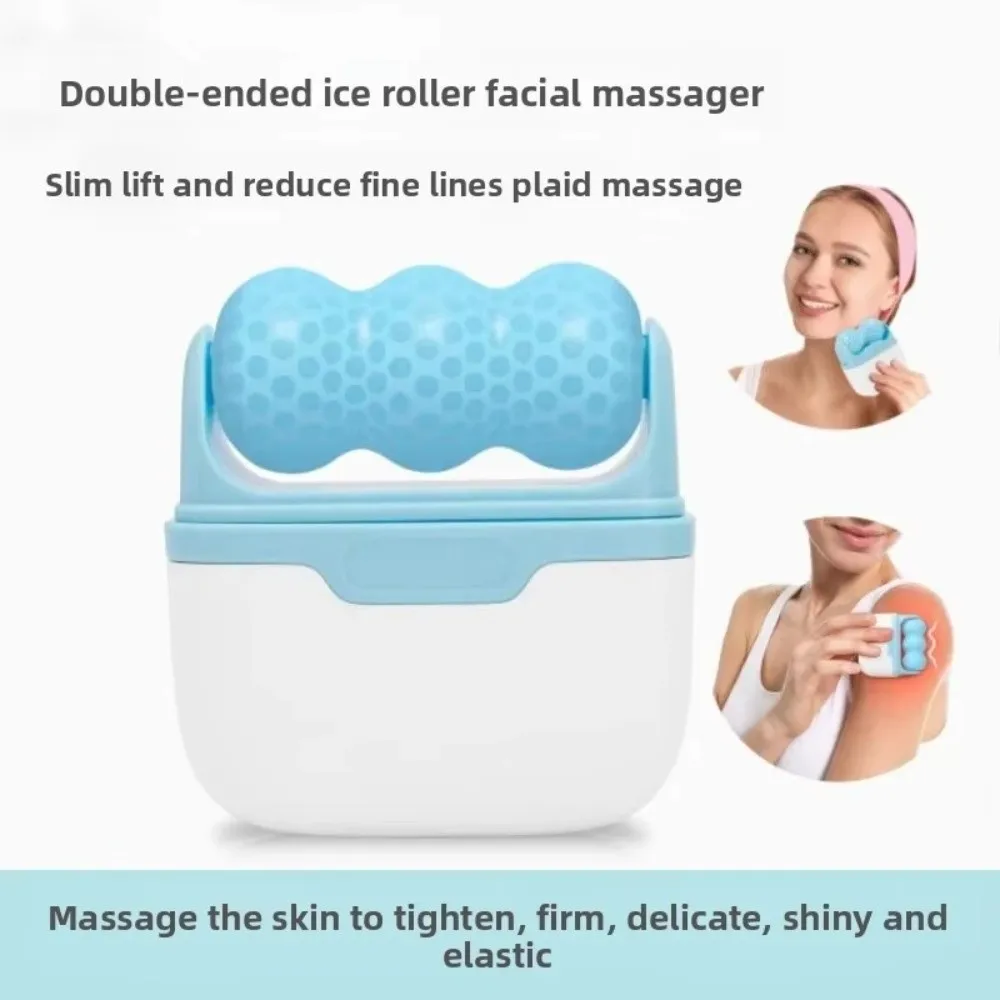 Multi-Functional Ice Compress Massage Roller 2 In 1 Cold Compression Beauty Device Double Head Ice Rollers
