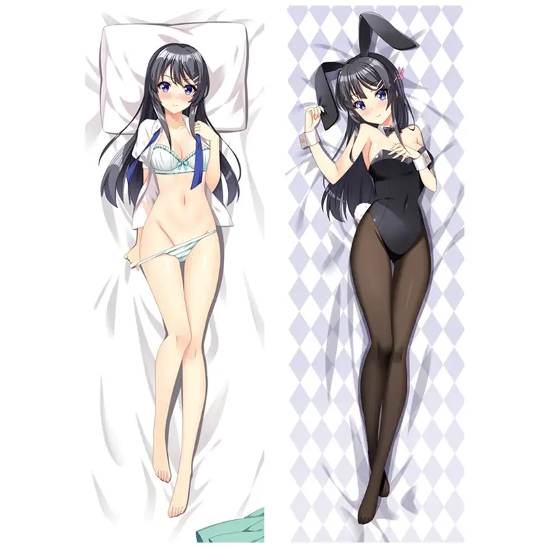 أنيمي الوغد هل Dakimakura حالة الوجهين ثلاثية الأبعاد طباعة السرير المعانقة غطاء وسادة للجسم الكرتون وسادة حالة العناق.. Otaku