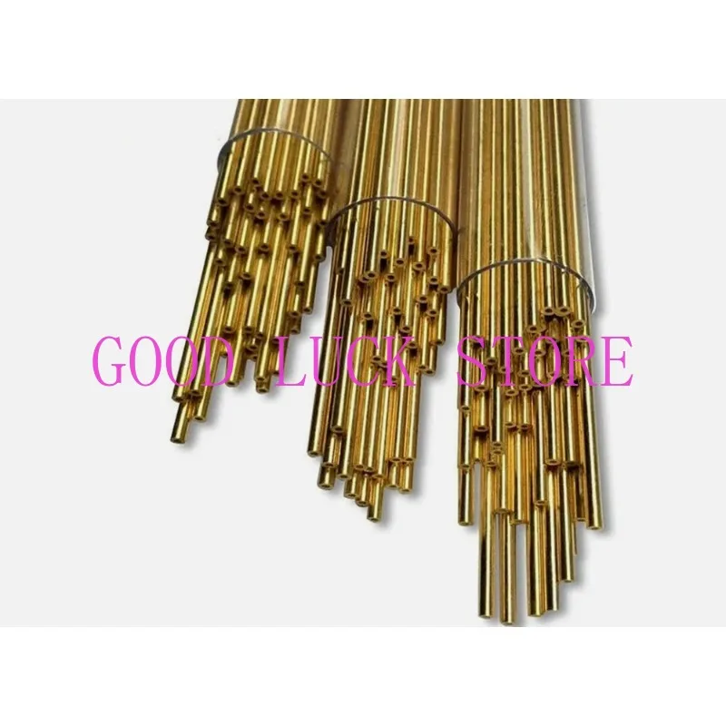 

Ø0.3-Ø2.5mm 400mm EDM Drilling Electrode Single-Channel Brass Tube