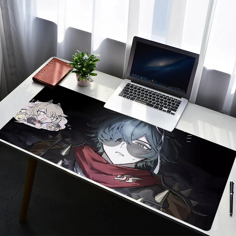 

Mouse Pad Computer Gamer PC Accessories HD Mousepad Rubber Non Slip Desk Mat Laptop Gamer Zenless Zone Zero Lighter Keyboard Pad
