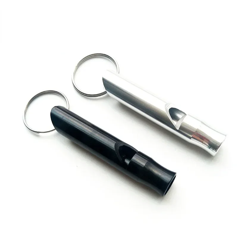 Sportfluit Mini Survival Whistle Multifunctionele Sleutelhanger Aluminiumlegering Cheerleading Outdoor Noodalarm