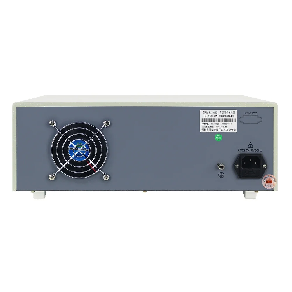 Audio sweep signal generator RK1316G 0.1Vrms--28.5Vrms(100W) with polar-measureable speaker (headset)