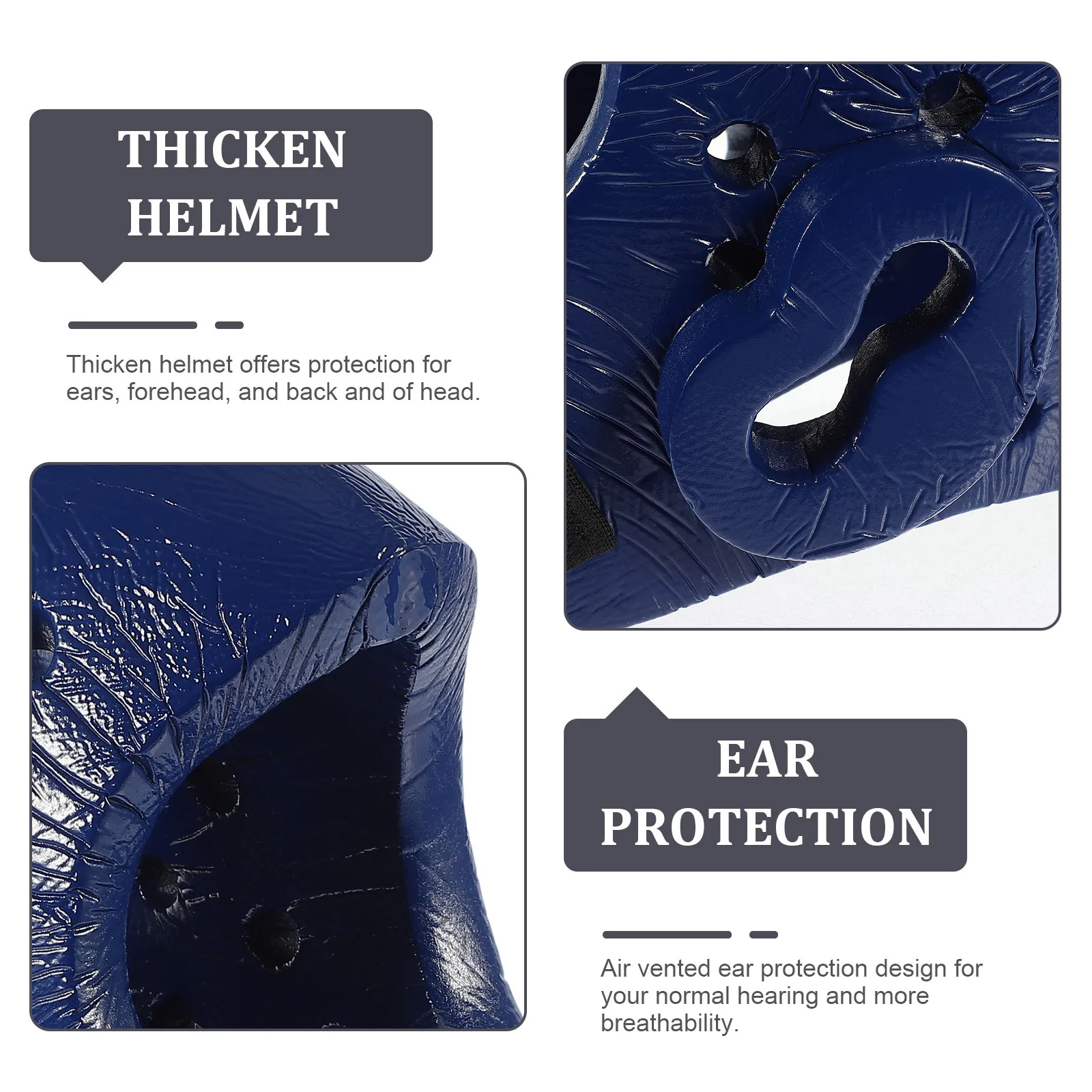 

Kids Sparring Headgear Eva Protective Taekwondo Size L Blue Shock-Absorbent Air Vented for Kickboxing Mma Training