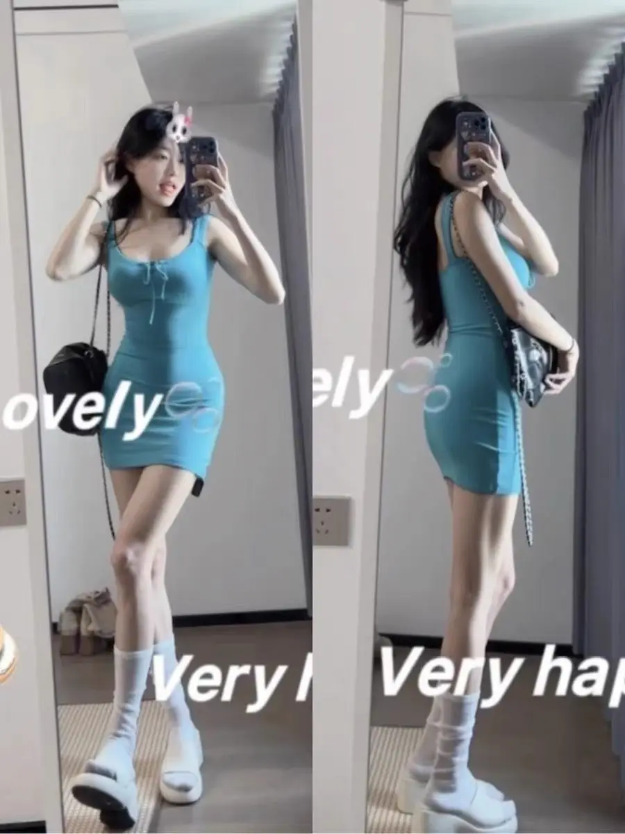 Vestidos bodycon mulher asiática bornladies rosa peter pan colarinho ajuste e alargamento fita guarnição querida pintuck detalhe pontilhado malha floral