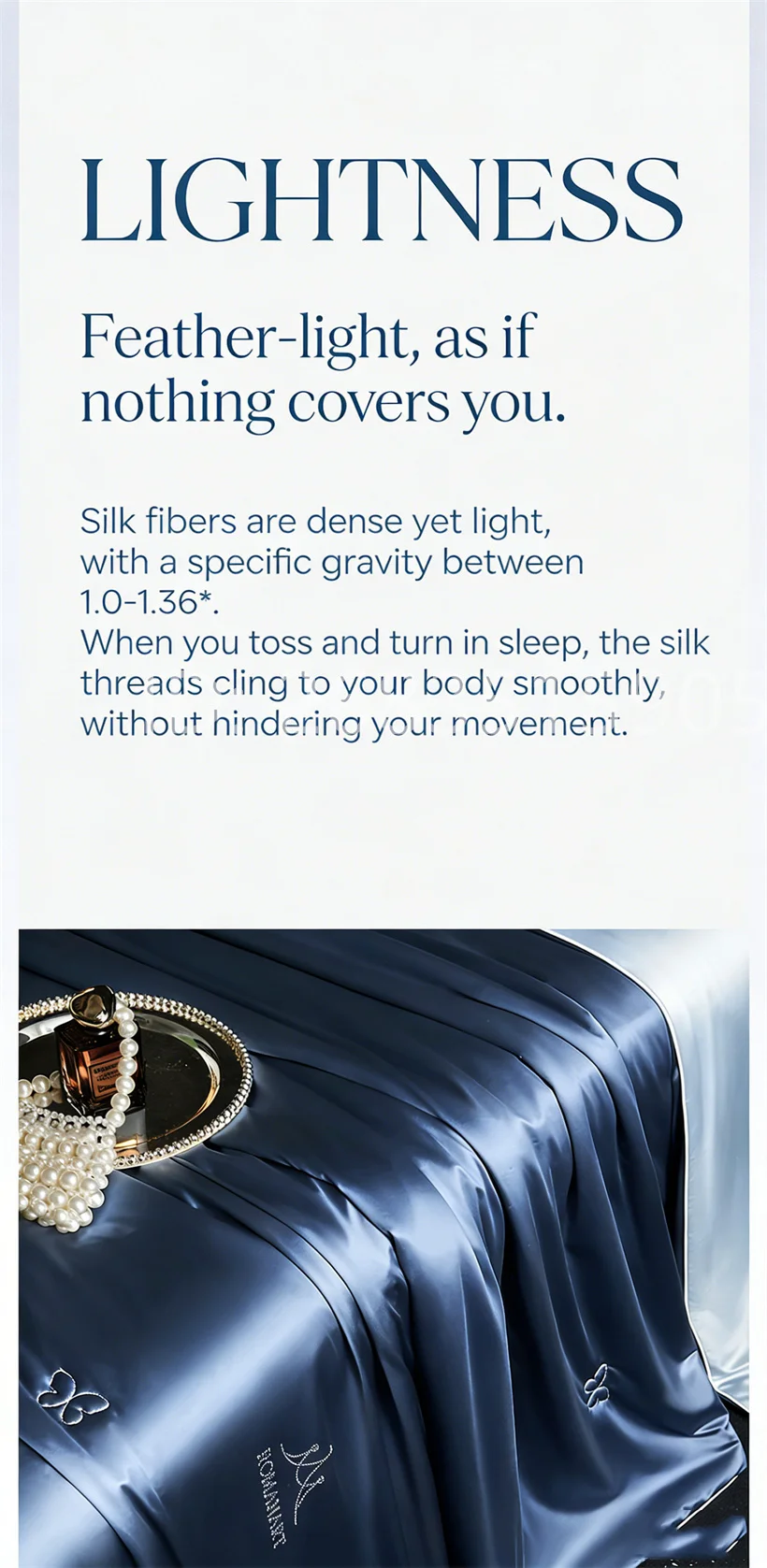 Grade A Mulberry Silk Blanket, 100% Pure Silk Filling and Shell Throw Blankets, Lightweight Soft Silk Comforter/Duvet/Quilt