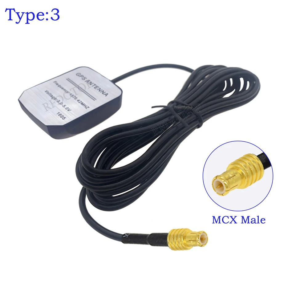 SMA Male GPS Antenna Navigator Amplifier Car Signal Repeater Amplifier GPS Receive And Transmit for Phone Car Navigation System