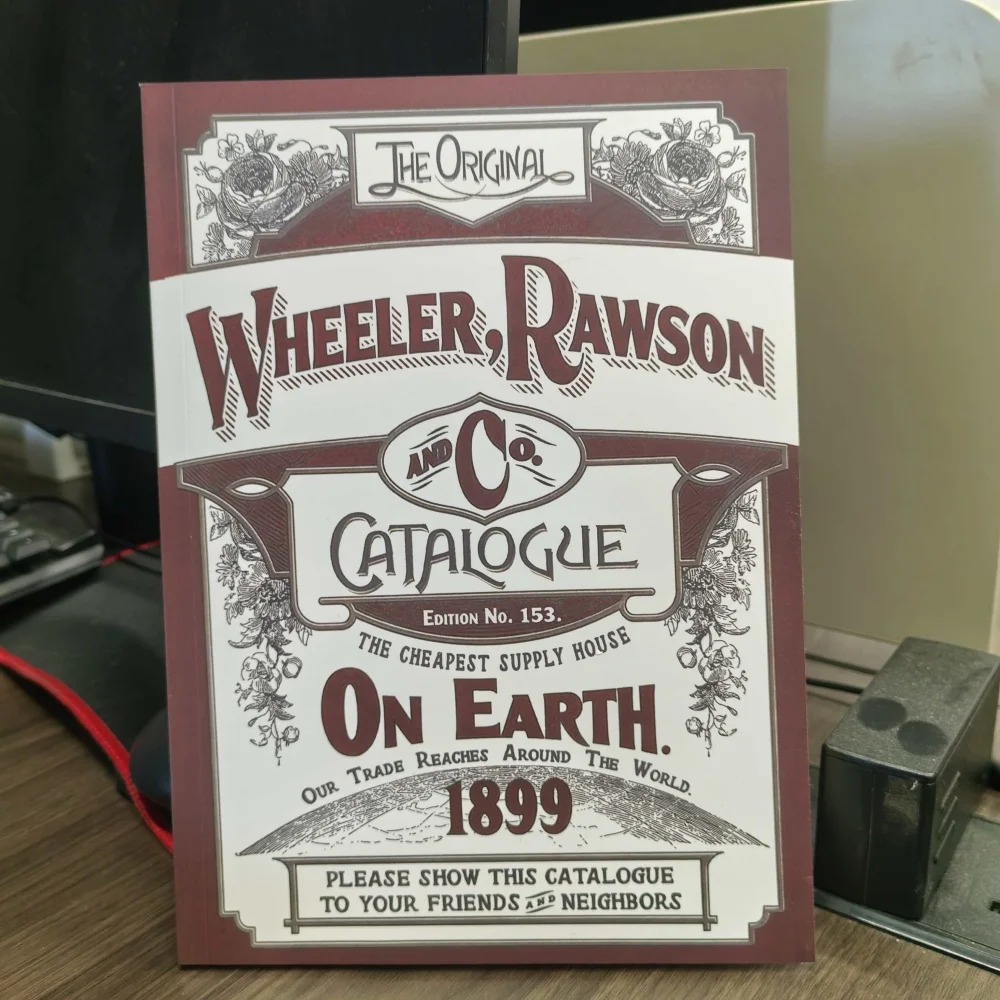 Реплика реквизита из видеоигры Co. Video Game Props: Каталог Уиллера Рэусона, дневник Артура Моргана, реквизит для косплея