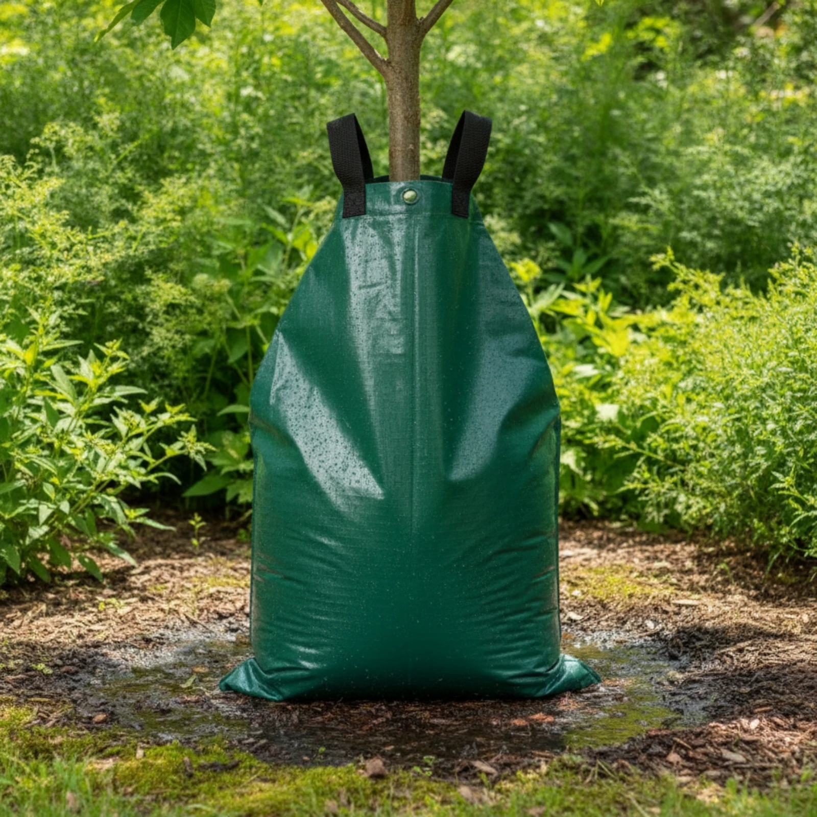 Tree Watering Bag Portable Trickle Irrigation Tree Watering Bag Watering Collar Heavy Duty Easy to Install for Landscapers