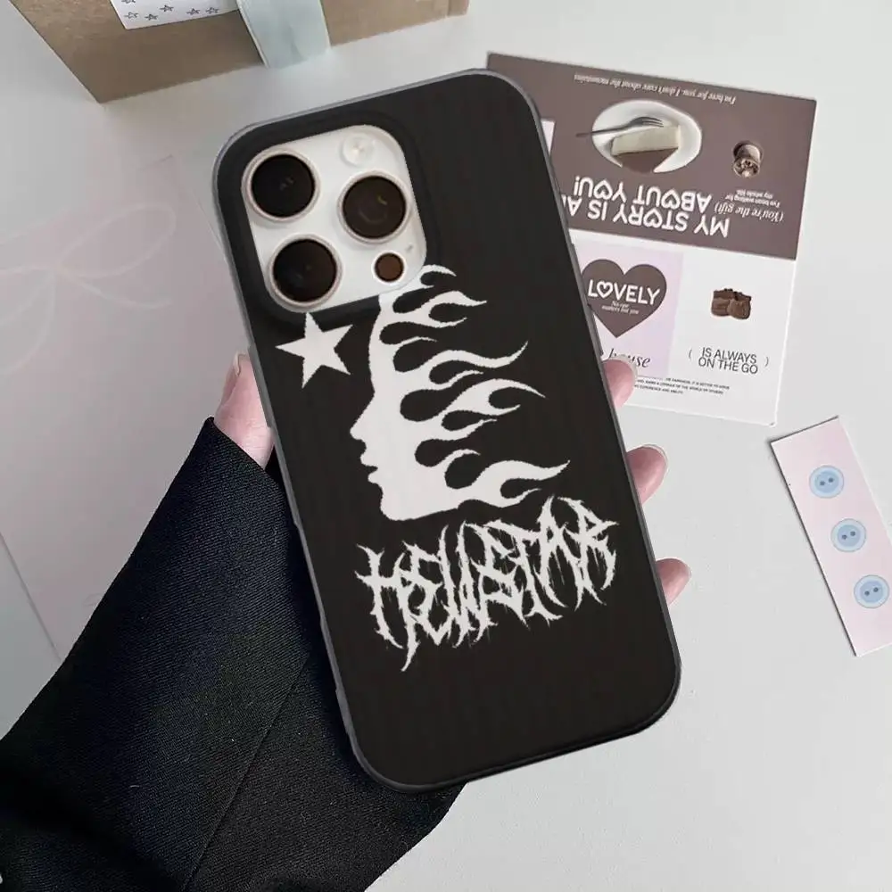 H-HellstarS Fashion Logo For IPhone 16 15 11 12 13 14 17 Pro Max PLUS Pro Soft Corrugated Silicone Back Phone Case view 2