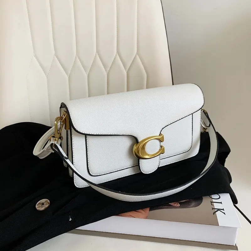 Borsa a tracolla da donna nuova da 25 anni, borsa a tracolla, borsa, tinta unita di fascia alta, borsa quadrata semplice, borsa da pendolarismo multistrato
