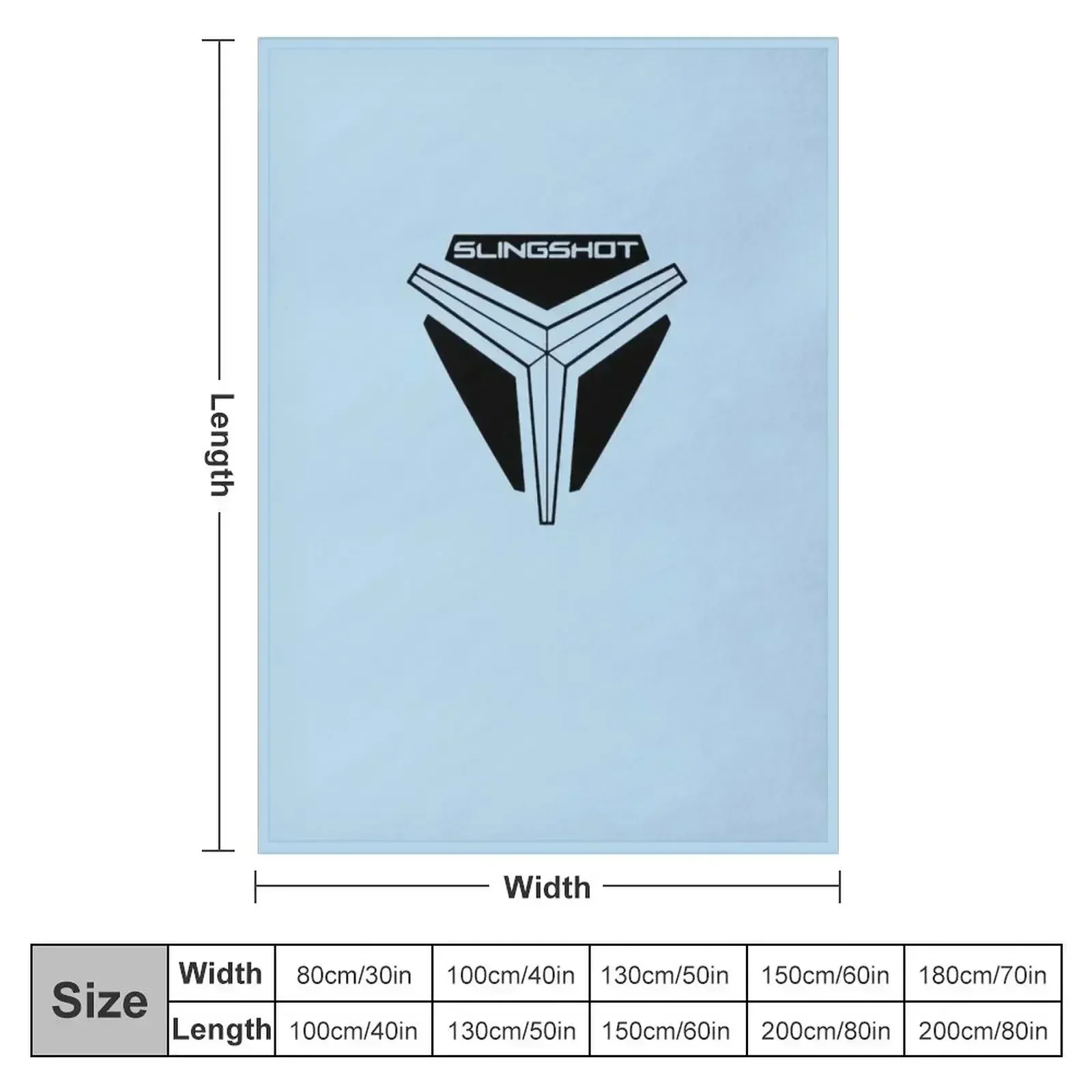 SLINGSHOT Polaris Ride Sticker Throw Blanket Thin Bed valentine gift ideas warm winter Heavy Fashion Sofas Blankets