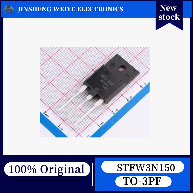 

(10/50 pieces) STFW3N150 3N150 TO-3PF N-channel 1500V 2.5A 100% New Original Stock Chipset