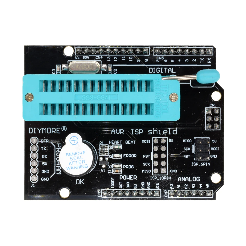 AVR ISP Programmable Expansion Shield Board Module For Arduino Mega2560 Atmega328P Nano Pro Mini Module Bootloader