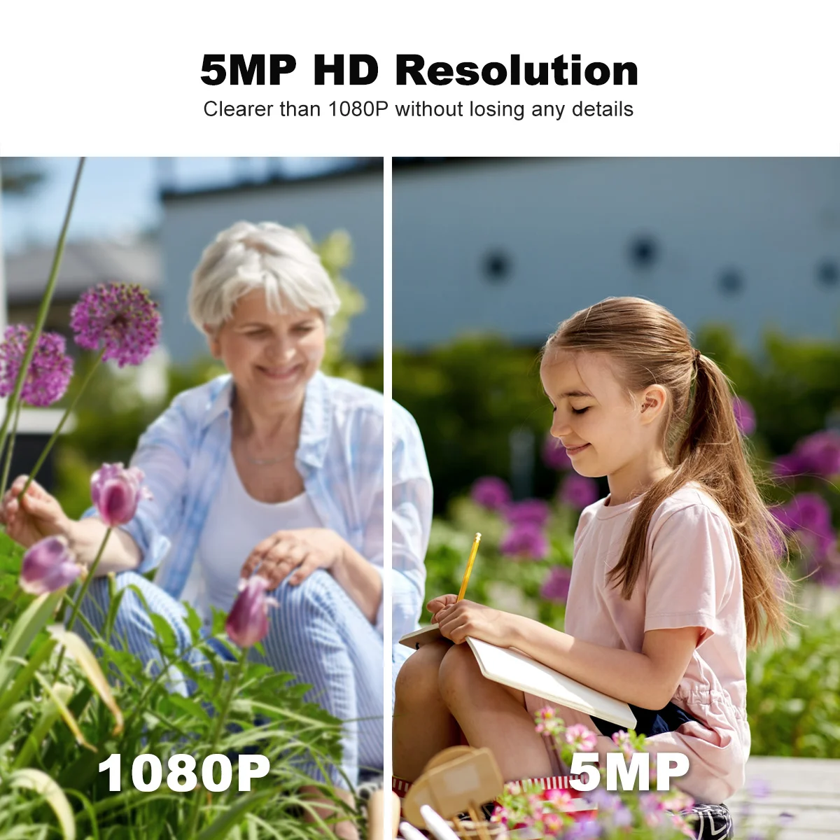 SriHome New Release SH065 5MP Mini 5G Wifi IP Camera Waterproof Video Surveillance Security Outdoor Color Night Vision CCTV Cam
